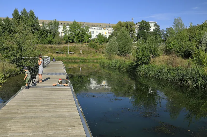 Karl-Heine-Kanal in Leipzig-Lindenau
